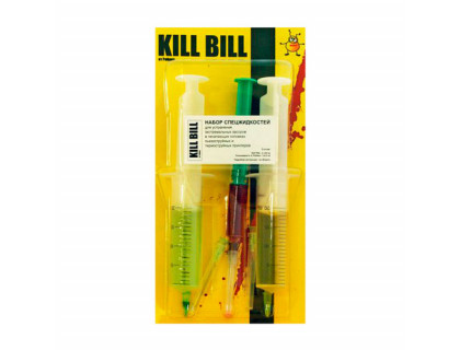 Набор промывочных жидкостей в шприцах (2x20ml+1x5ml) KILL-BILL от Робика