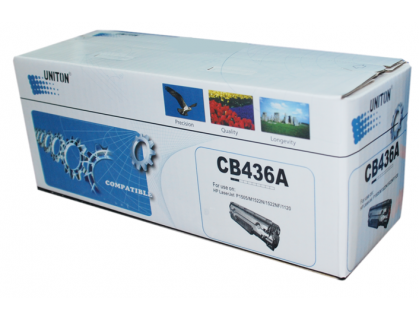 Картридж CB436A Hewlett Packard (HP) Black (черный) (2000 копий) UNITON Eco