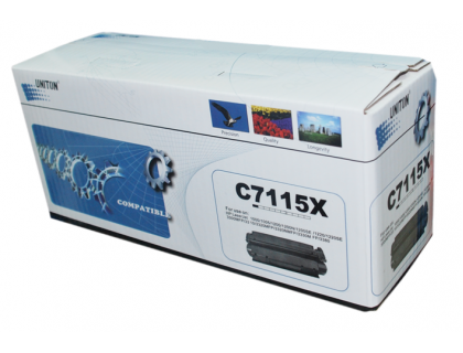 Картридж C7115X Hewlett Packard (HP) Black (черный) (3500 копий) UNITON Eco